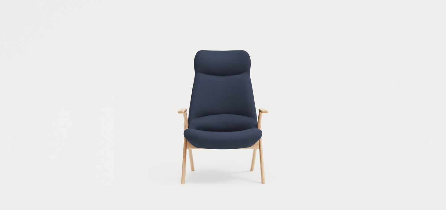 Dins Wood Armchair High / Πολυθρόνα - sofa-bed-futon