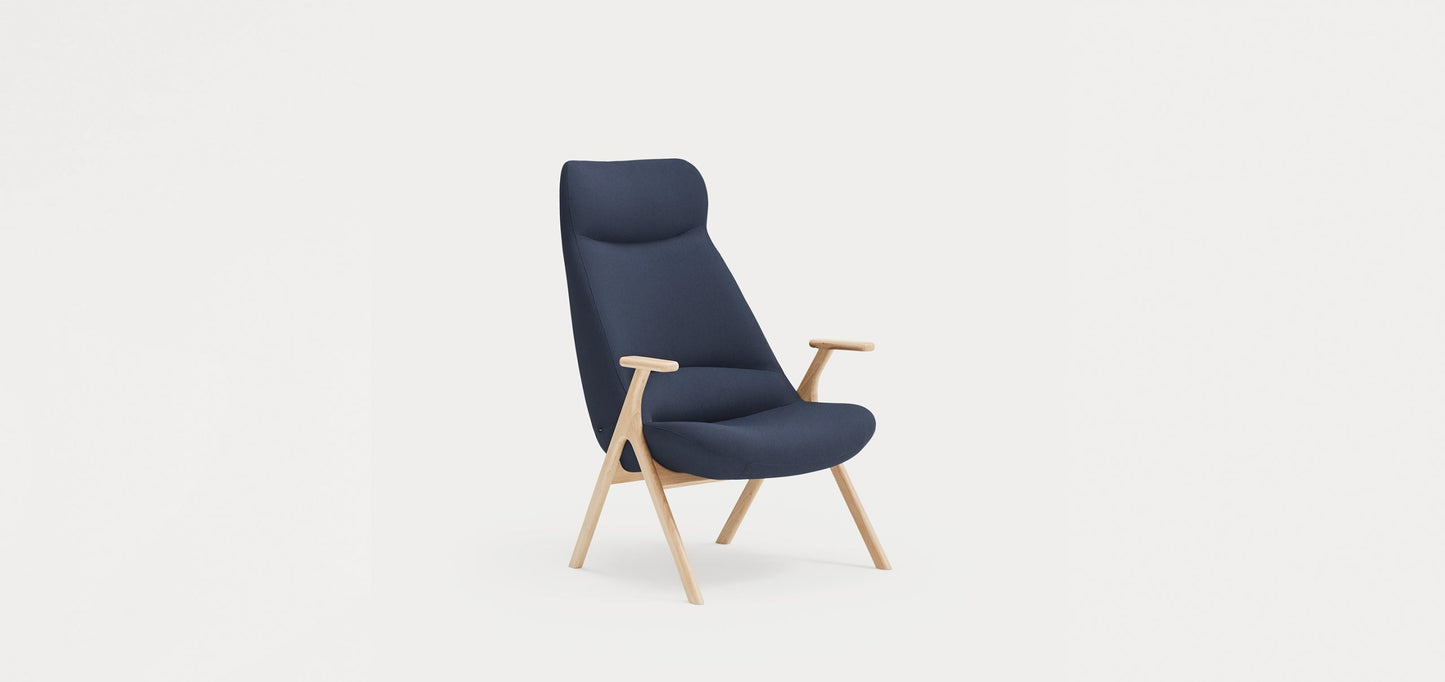 Dins Wood Armchair High / Πολυθρόνα - sofa-bed-futon