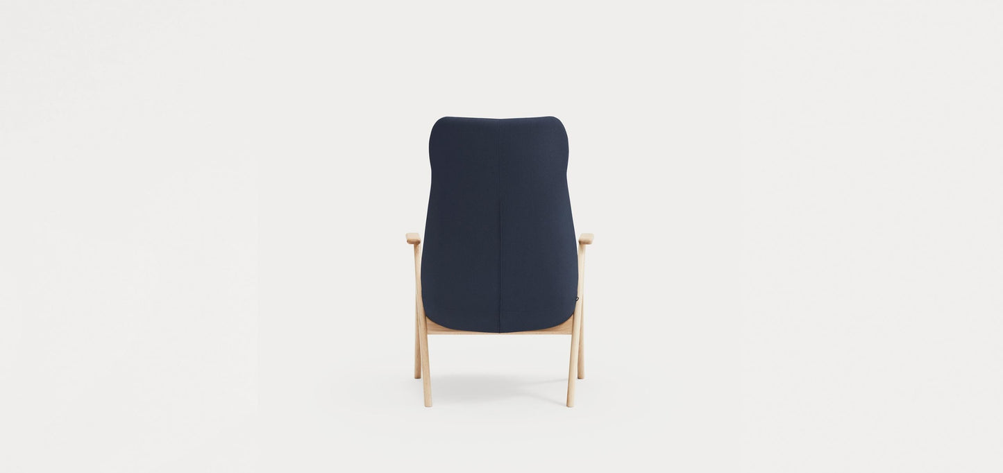 Dins Wood Armchair High / Πολυθρόνα - sofa-bed-futon