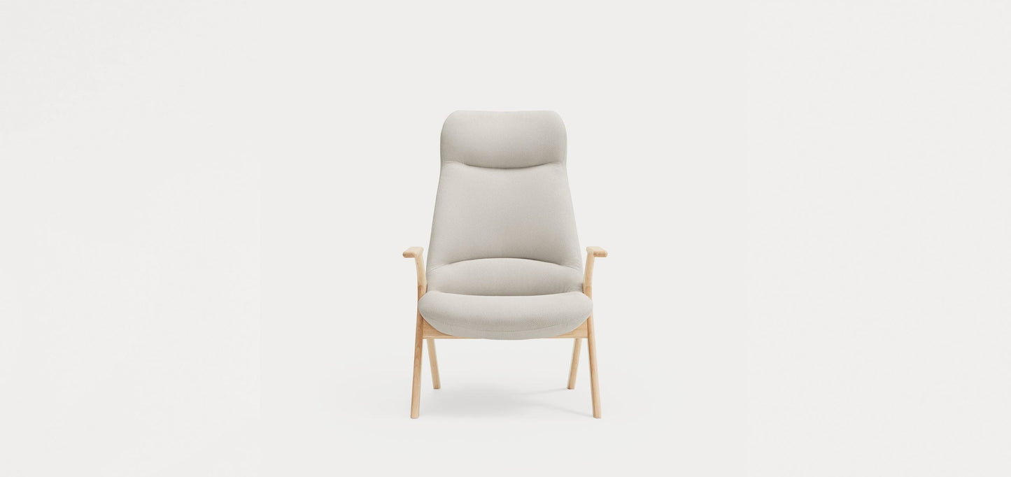 Dins Wood Armchair High / Πολυθρόνα - sofa-bed-futon