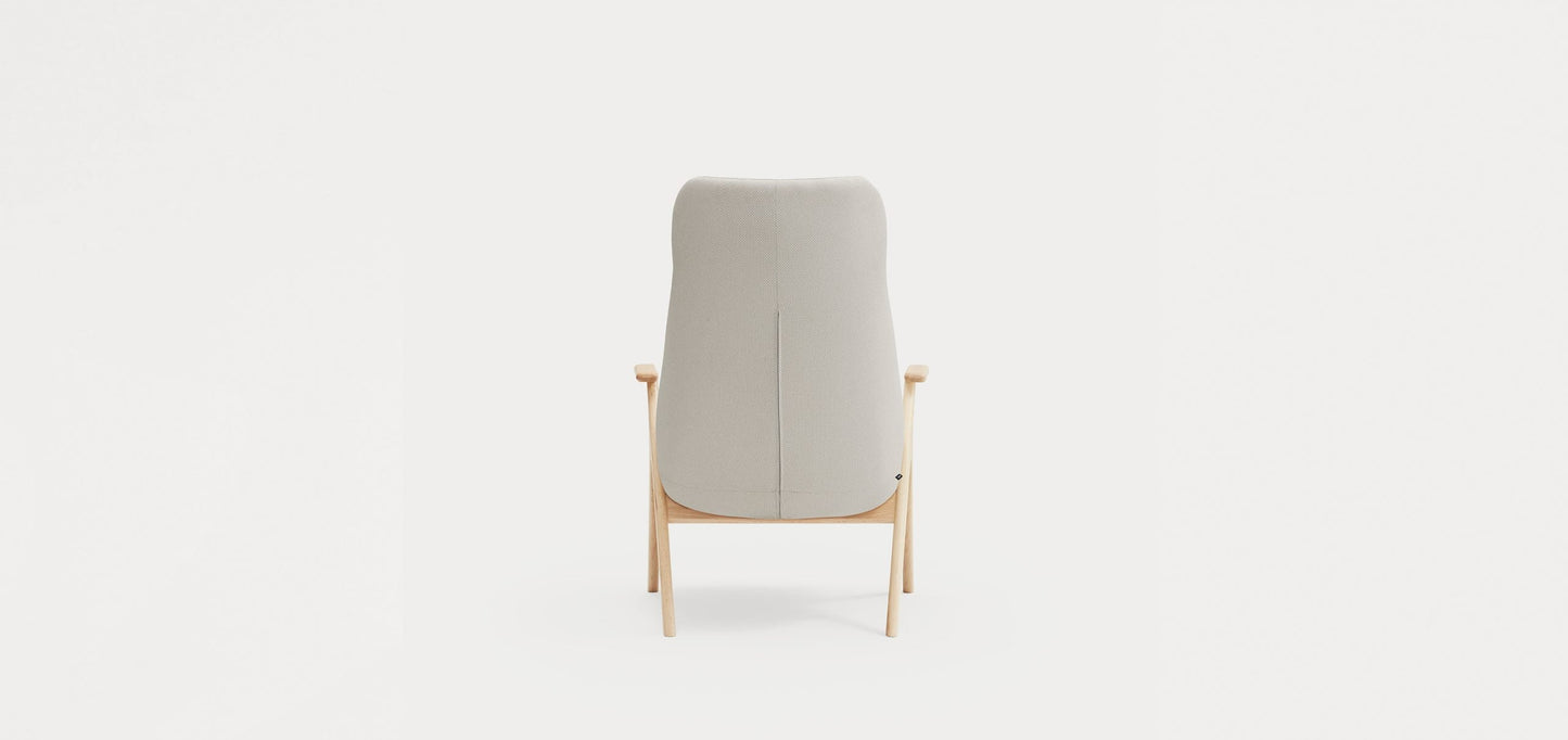 Dins Wood Armchair High / Πολυθρόνα - sofa-bed-futon
